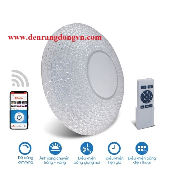 Đèn LED ốp trần D LN 16L 500/48W.WF.IR
